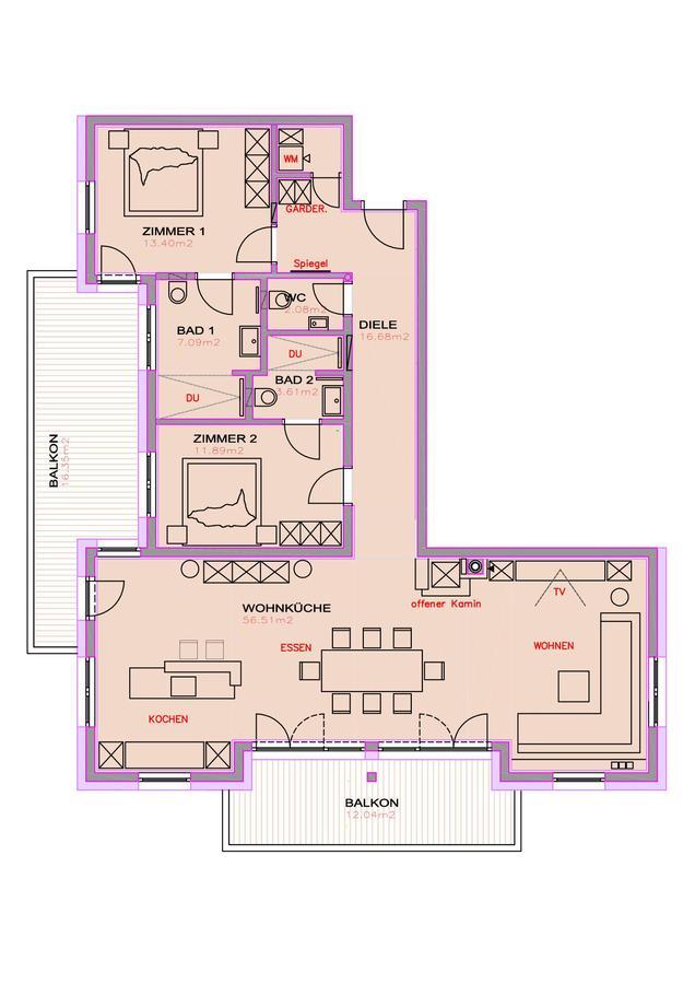 홀레르스바흐 임 핀츠가우 Alpin Penthouse Hollersbach 아파트 외부 사진